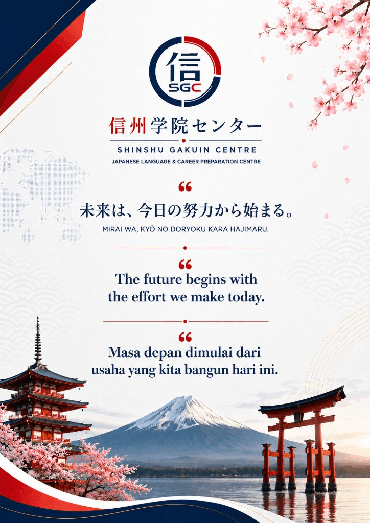 Menghubungkan Jepang dan Dunia, Membuka Masa Depan